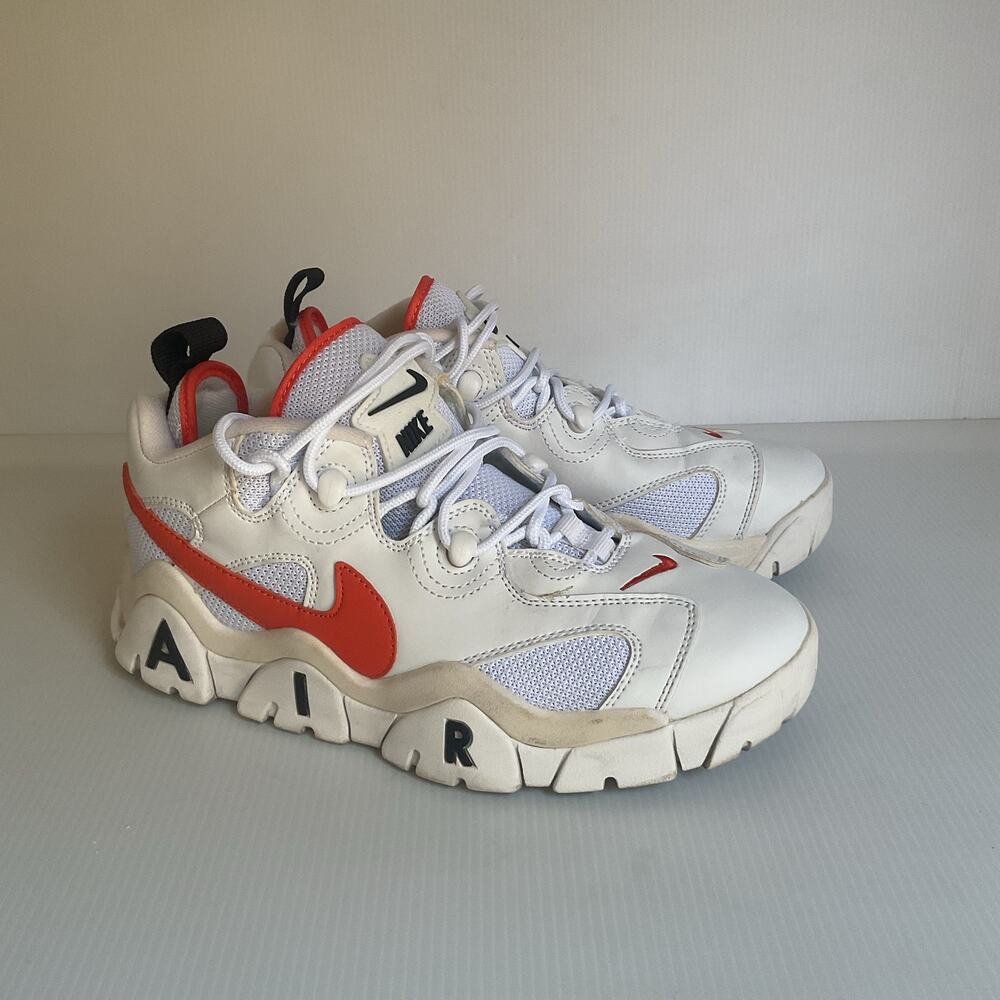 Nike Air Barrage Low White University Sneakers Men’s Size 7 CJ5395-100 Y2K - Picture 5 of 16
